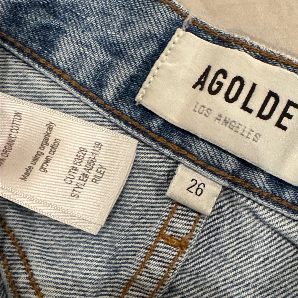 Agolde Riley Jean Size 26 - Picture 4 of 4